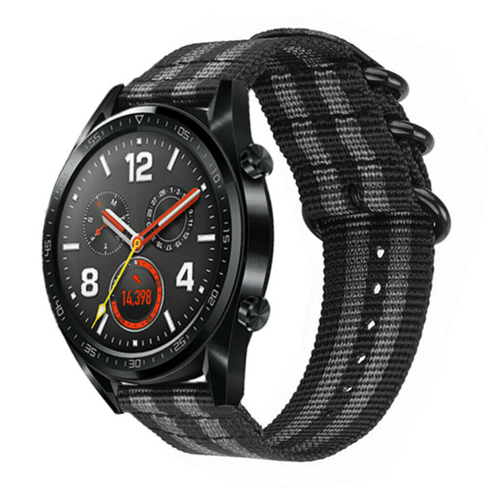 huawei-watch-gt-nylon-gesp-band-zwart-grijs