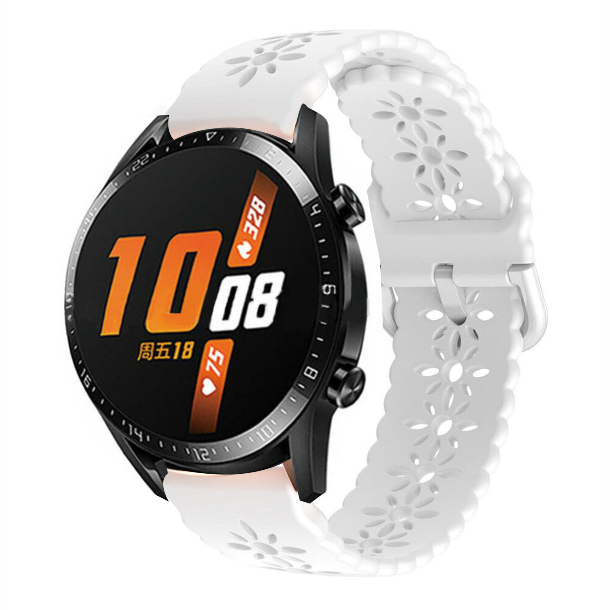 huawei-watch-gt-siliconen-bandje-patroon-wit