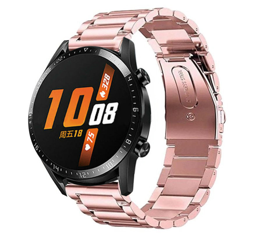 huawei-watch-gt-stalen-bandje-rose-pink