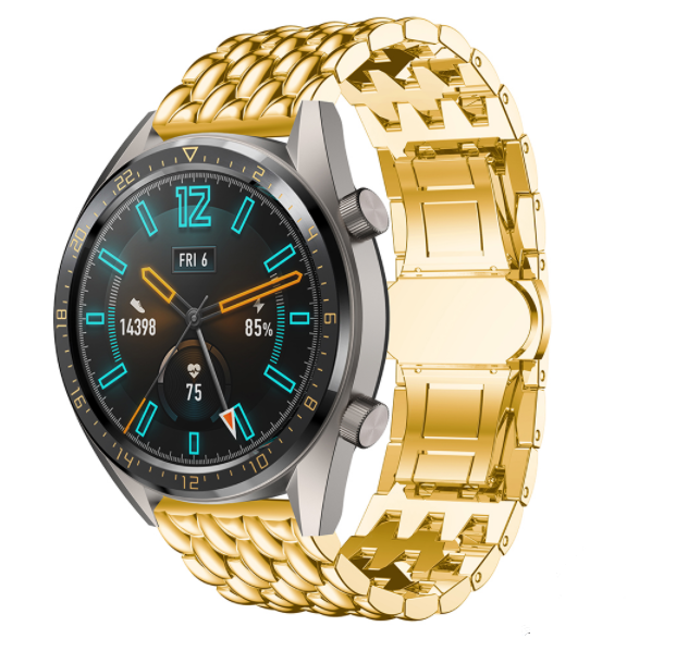 huawei-watch-gt-stalen-draak-band-goud