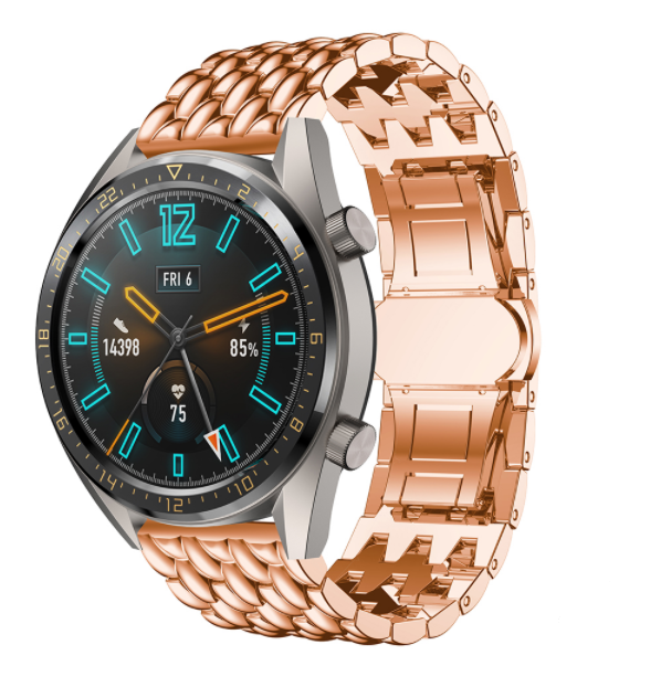 huawei-watch-gt-stalen-draak-band-rose-goud