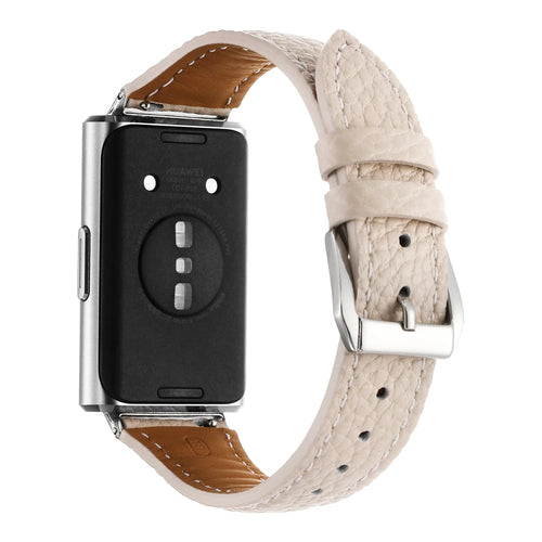 Huawei Band 11 Pro Leather Strap (Beige)