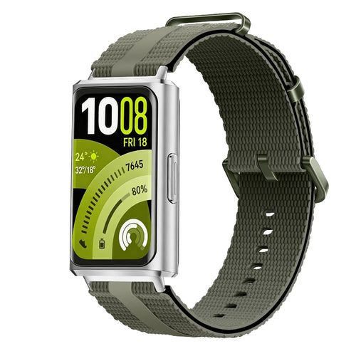 huawei band 11 silicone band green