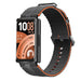 Huawei Band 11 Pro Silicone Active Strap (Dark Grey/Orange)