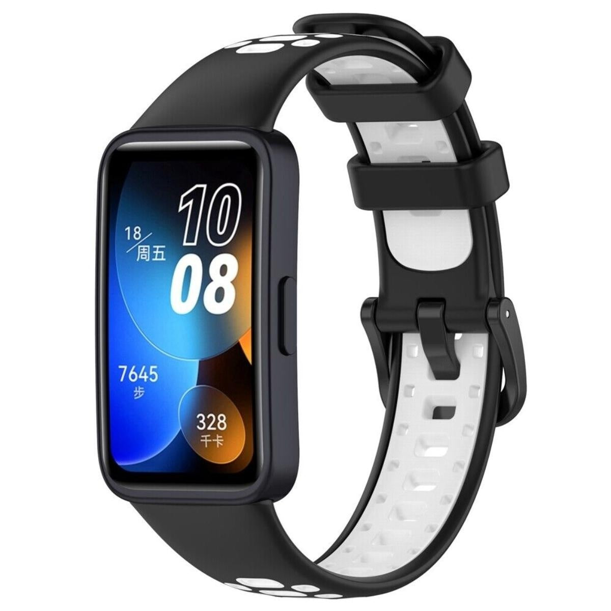 Huawei Band 10 Sport Strap (Black/White)