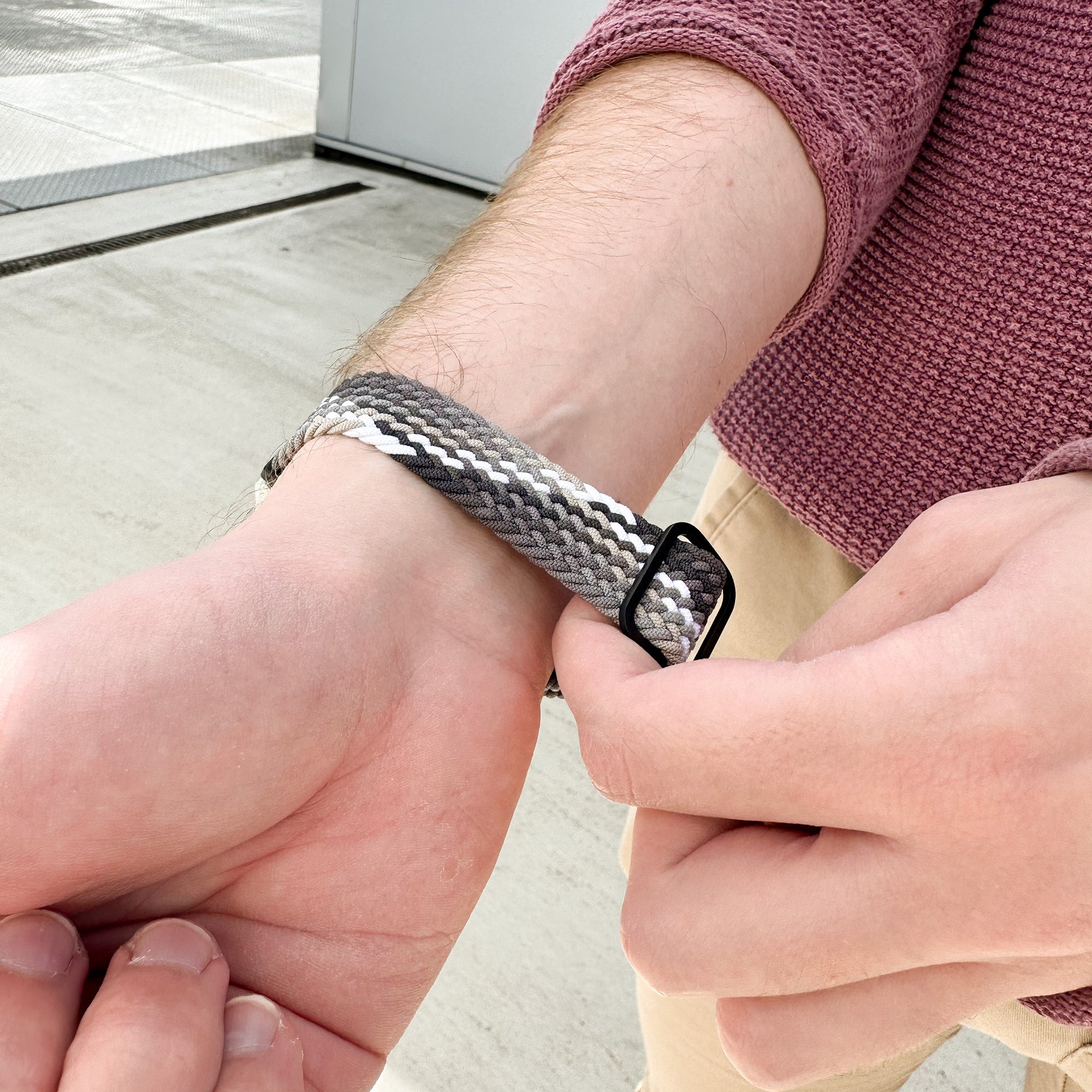 Suunto Run Adjustable Braided Strap (Mandala Black)