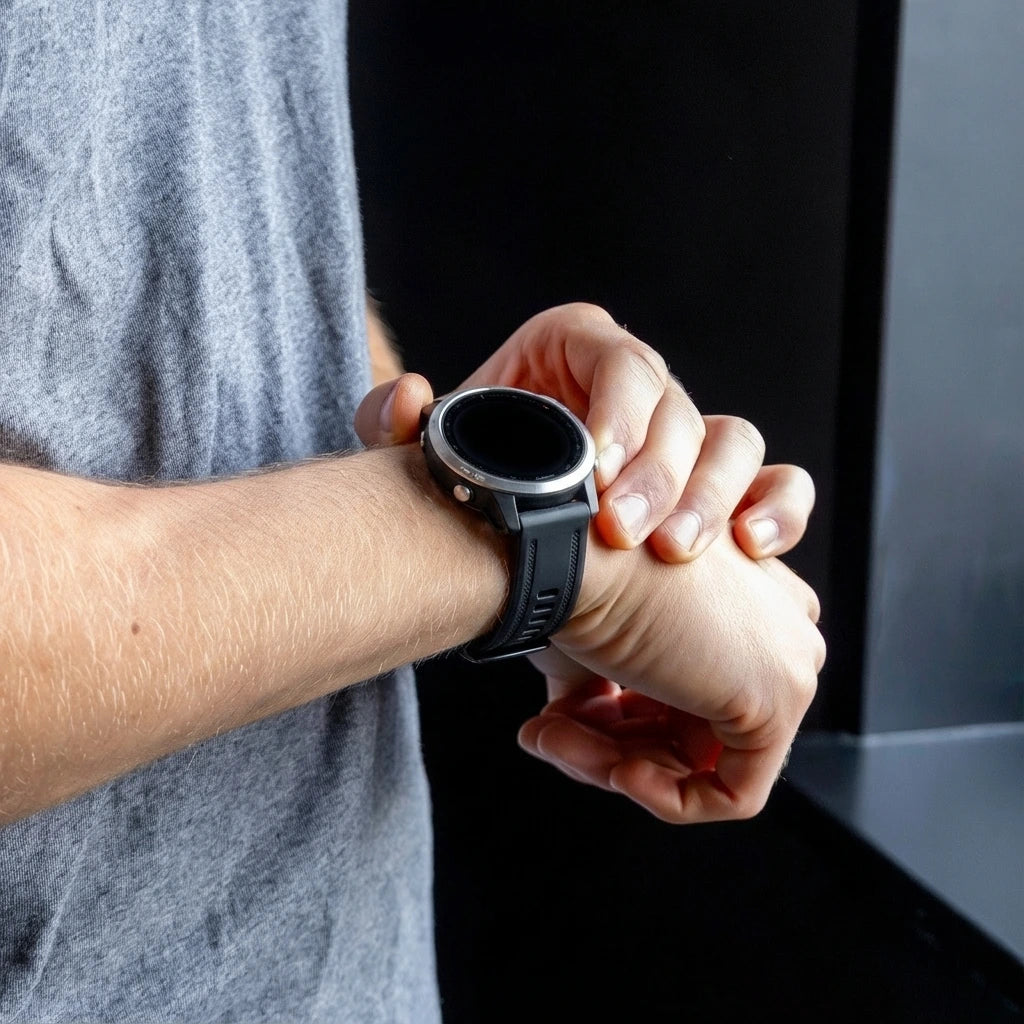 Garmin Fenix 7s Silicone Strap (Black)