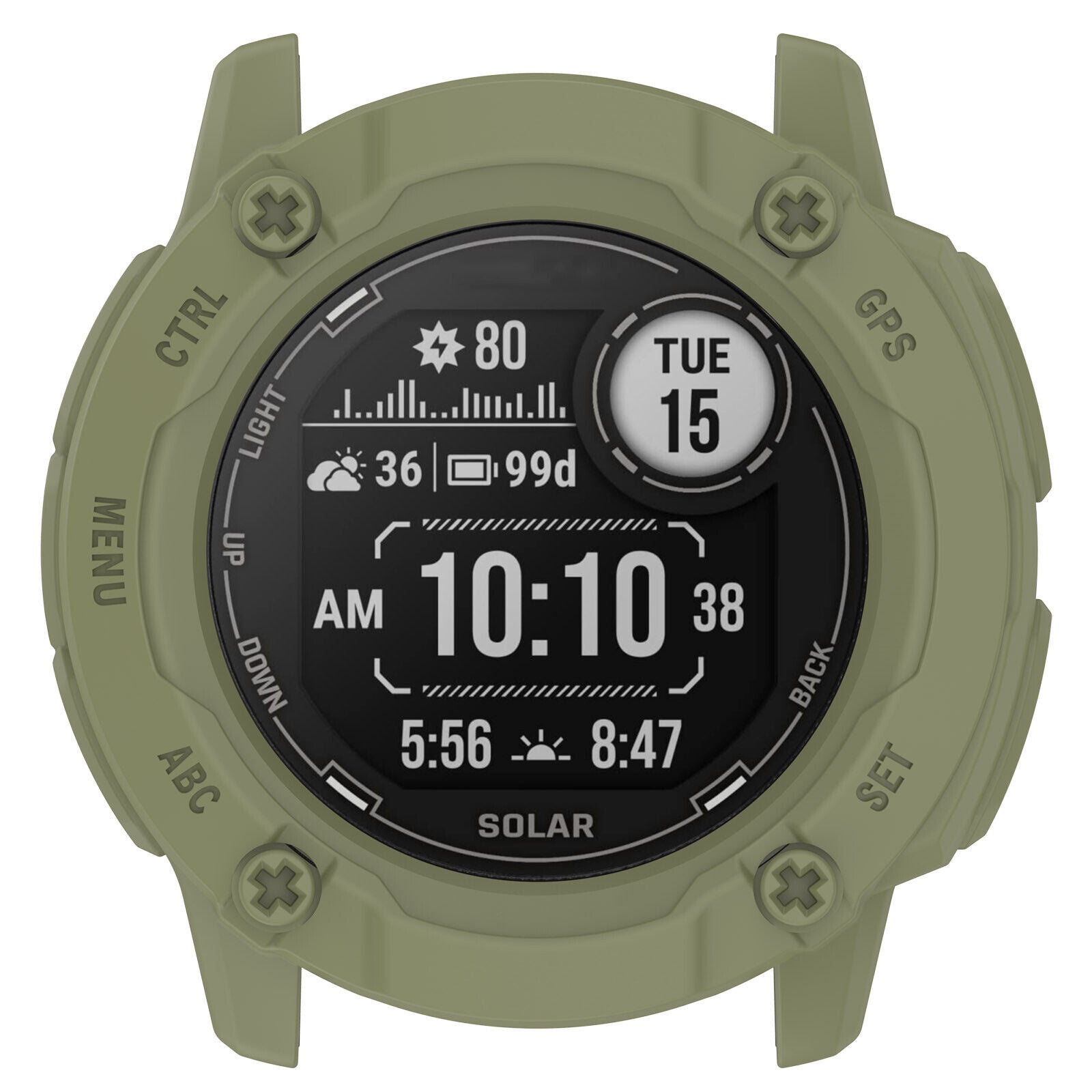 Garmin Instinct 2x Rugged TPU Cover Olive