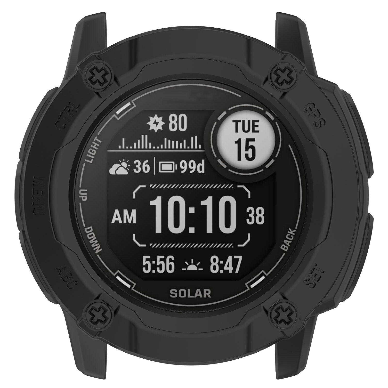 LOKEKE Compatibile con Garmin Forerunner 255 custodia LOKEKE Compatibile con Garmin Forerunner 255 custodia