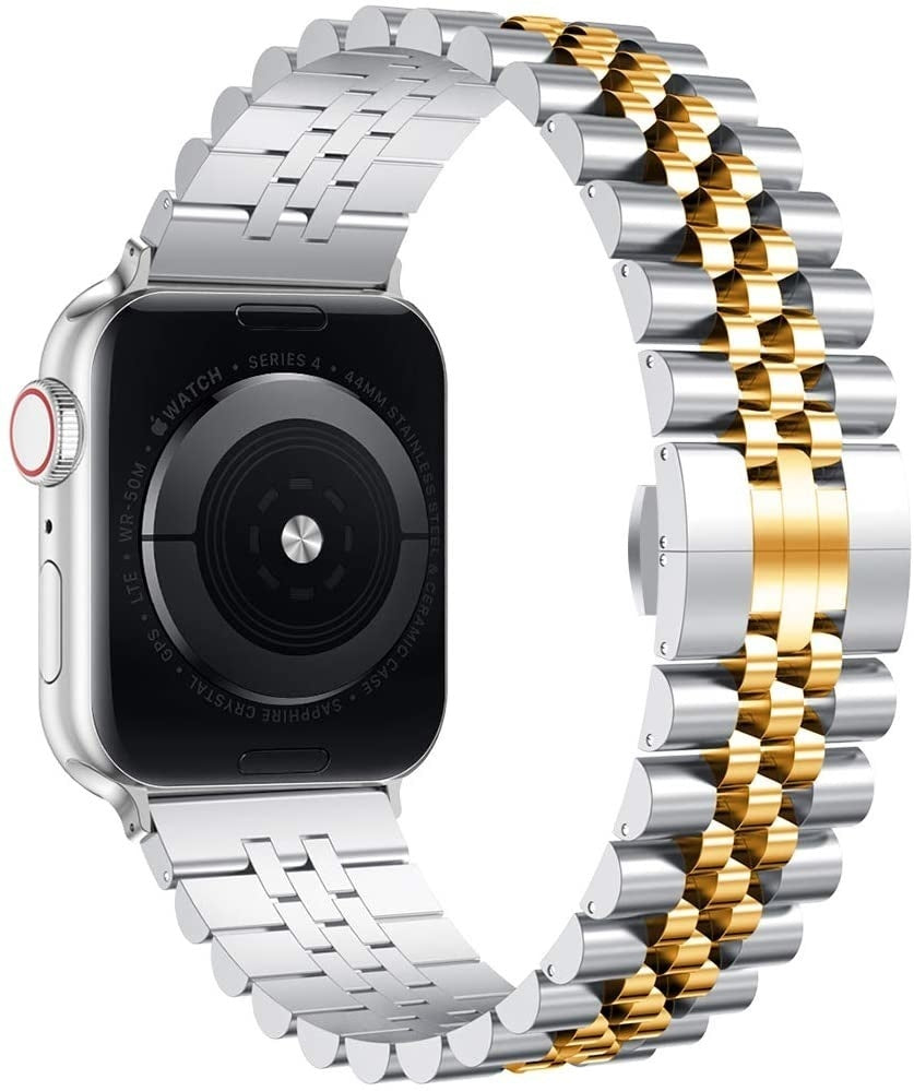 Apple Watch Steel Strap Jubilee (Silver/Gold)
