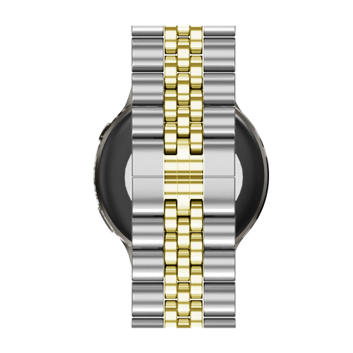 Bandz Garmin Forerunner 255s Steel Strap 'Jubilee' (Silver/Gold)