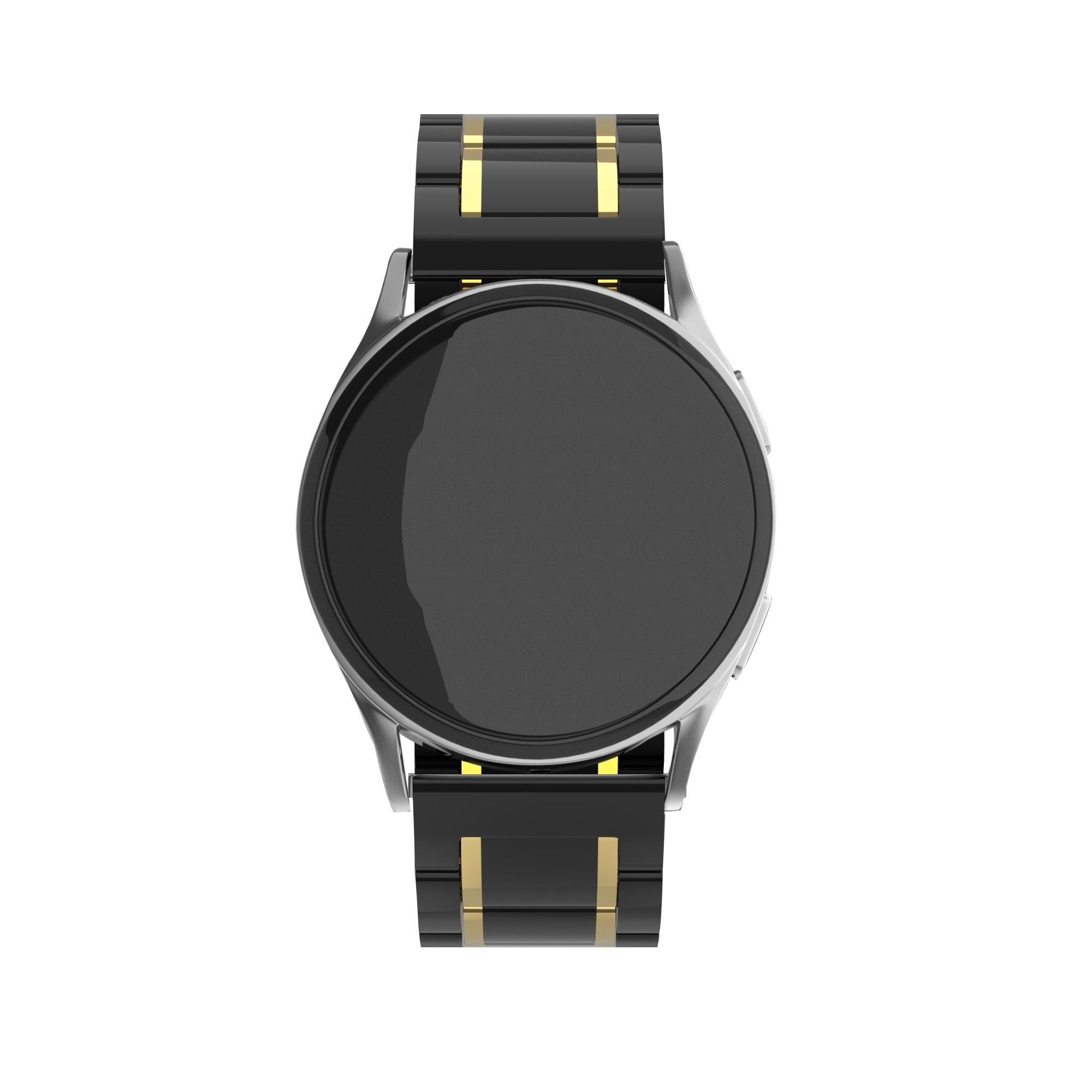 Samsung Galaxy Watch 7 - 44mm Ceramic Link Strap (Black/Gold)