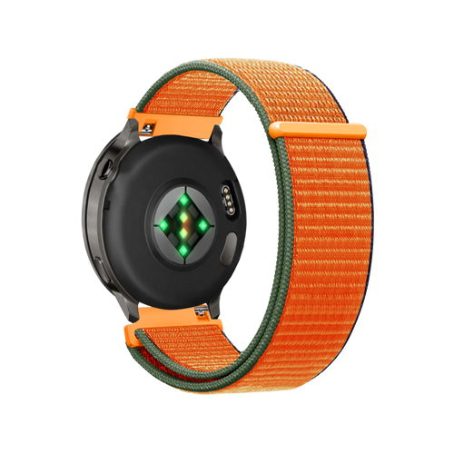 Bandz Garmin Vivoactive 4s Nylon Loop Strap (Kumquat)