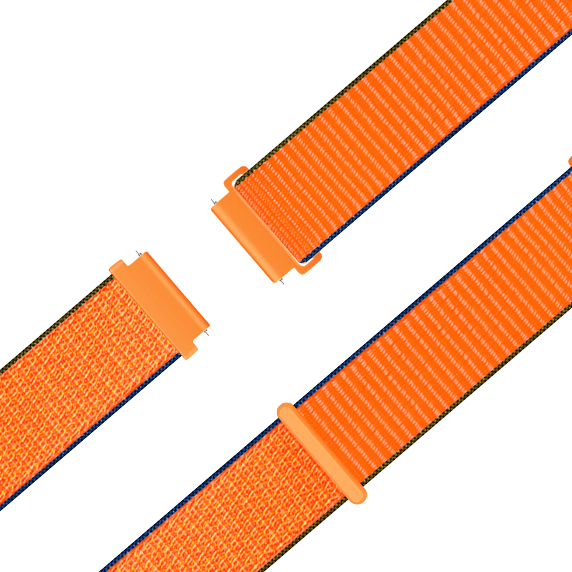 Bandz Garmin Vivomove 3s Nylon Loop Strap (Kumquat)