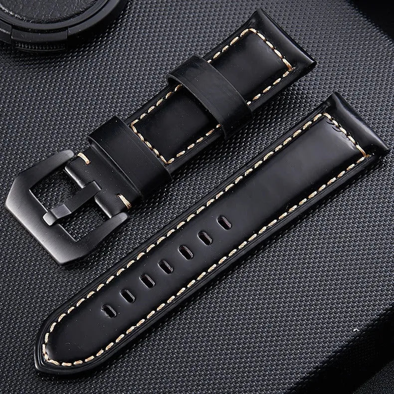 TicWatch Pro 5 Enduro Leather Strap (Black)