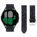 Samsung Galaxy Watch 4 40mm Glitter Leather Strap (Black)