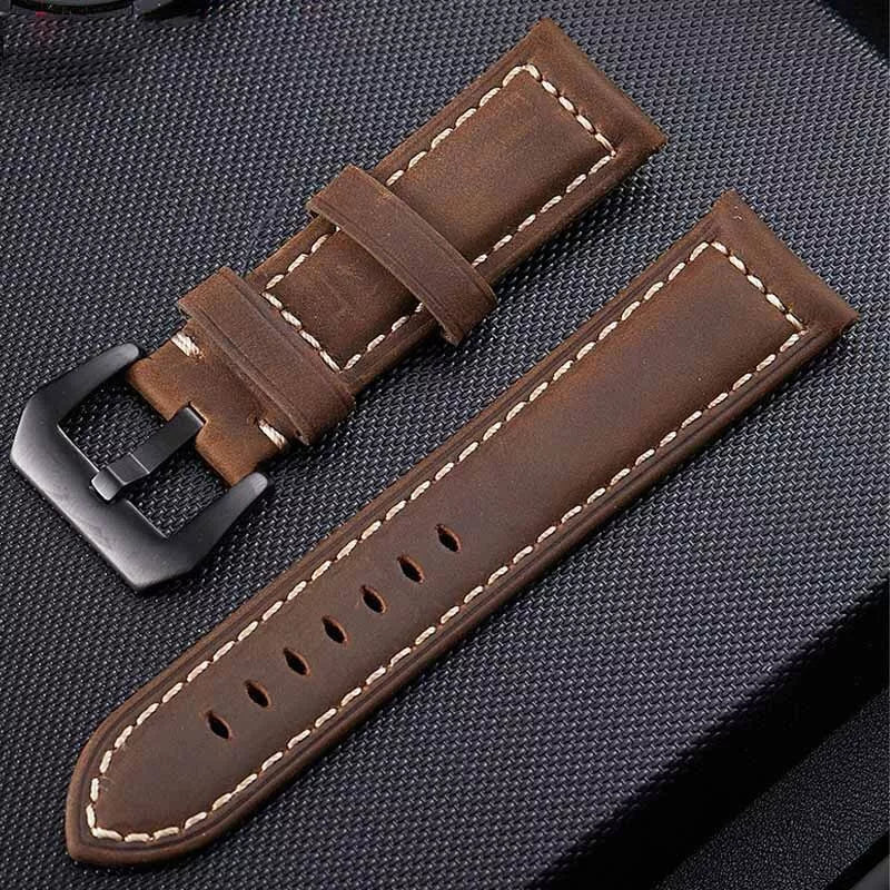 Garmin Venu X1 Leather Strap (Coffee Brown)