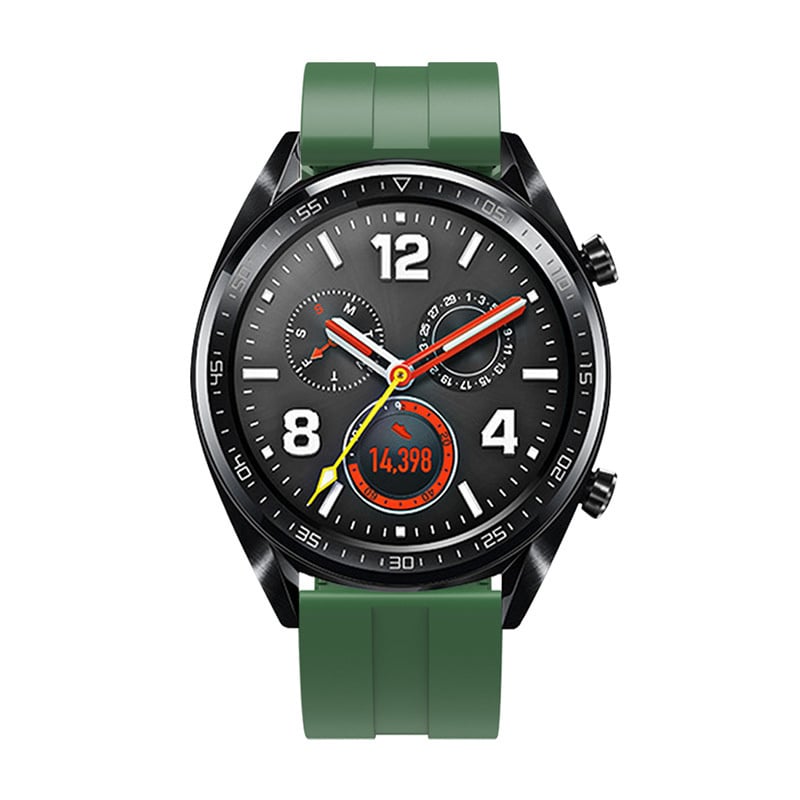 Huawei Watch GT 5 - 46mm Extreme Silicone Strap (Army Green)