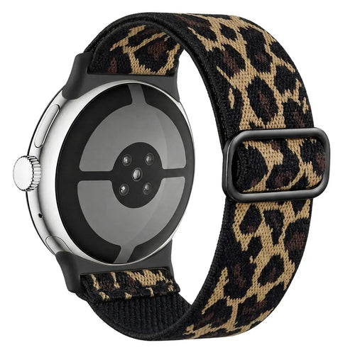 Google Pixel Watch 5 - 41mm Elastic Strap (Leopard)