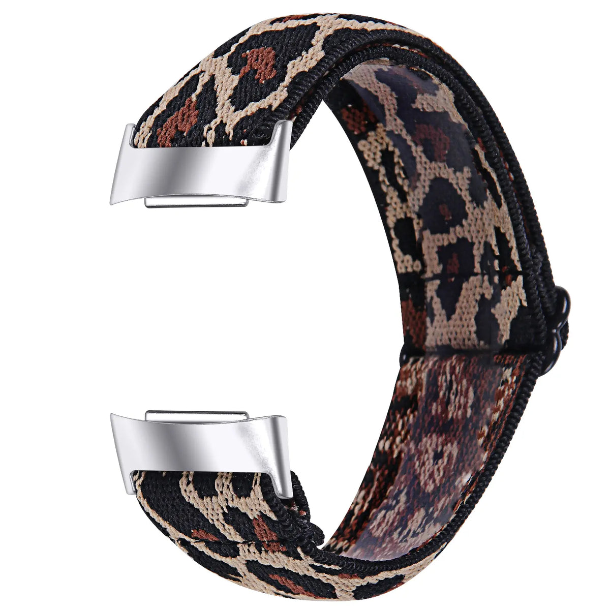 Fitbit Charge 6 Elastic Strap (Leopard)