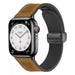 Apple Watch D-Buckle Leather Strap (Light Brown)