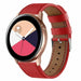 Samsung Galaxy Watch Active Leather Strap (Red)
