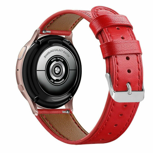 Withings ScanWatch 2 - 42mm Modern Leather Strap (Red)