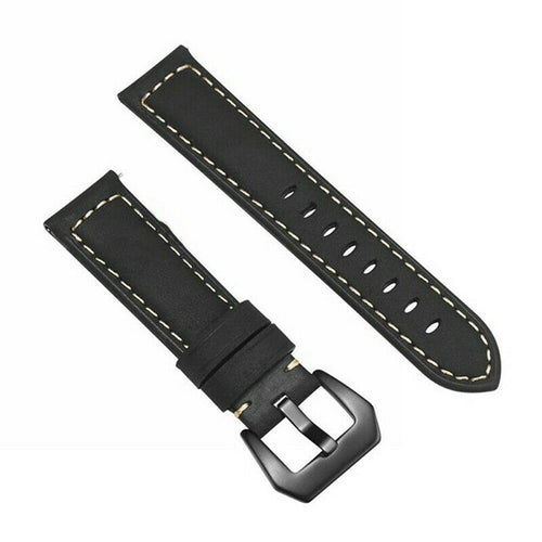 Fossil Gen 4 Explorist (HR) Leather Strap (Black)