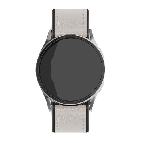 Suunto Run Leather Hybrid Strap (White)