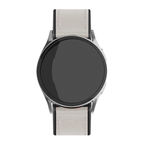 Suunto Vertical Leather Hybrid Strap (White)