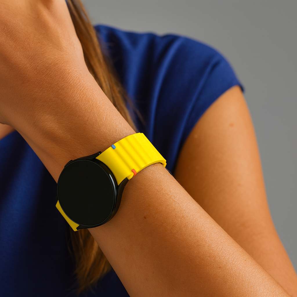 Samsung Galaxy Watch 4 40mm Wave Strap (Flash Yellow)