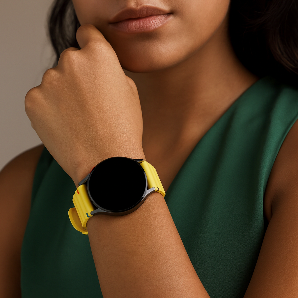 Samsung Galaxy Watch 4 40mm Wave Strap (Flash Yellow)