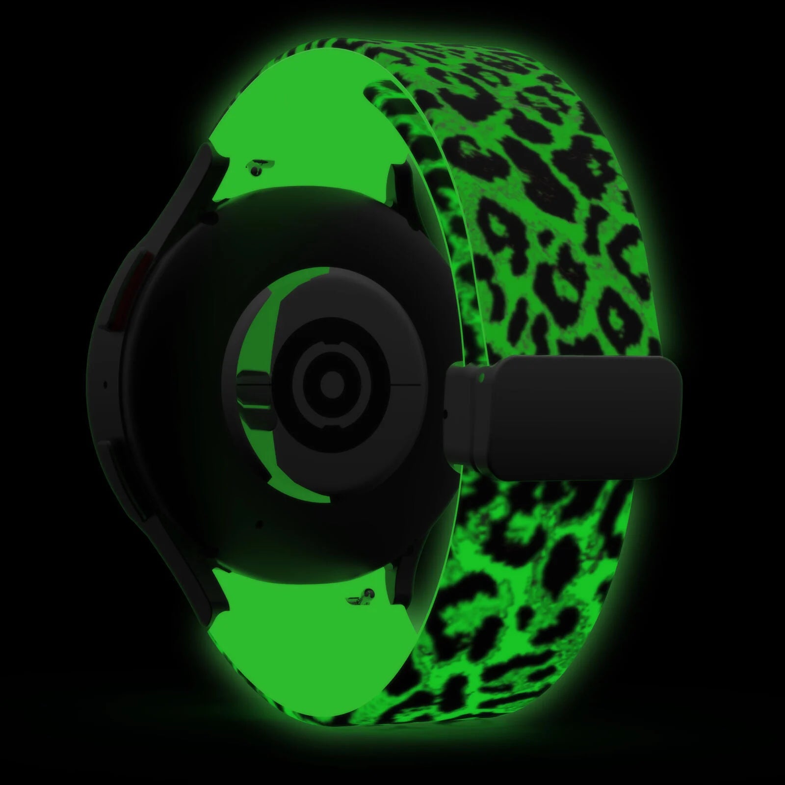 Luminous Leopard Samsung Galaxy Watch 5 Pro Magnetic Strap