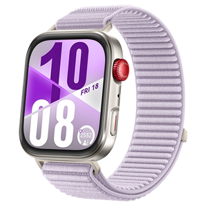 Huawei Watch Fit 4 Nylon Wave Strap (Light Purple)