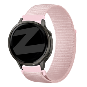 Bandz Garmin Vivoactive 3 Nylon Loop Strap (Light Pink)