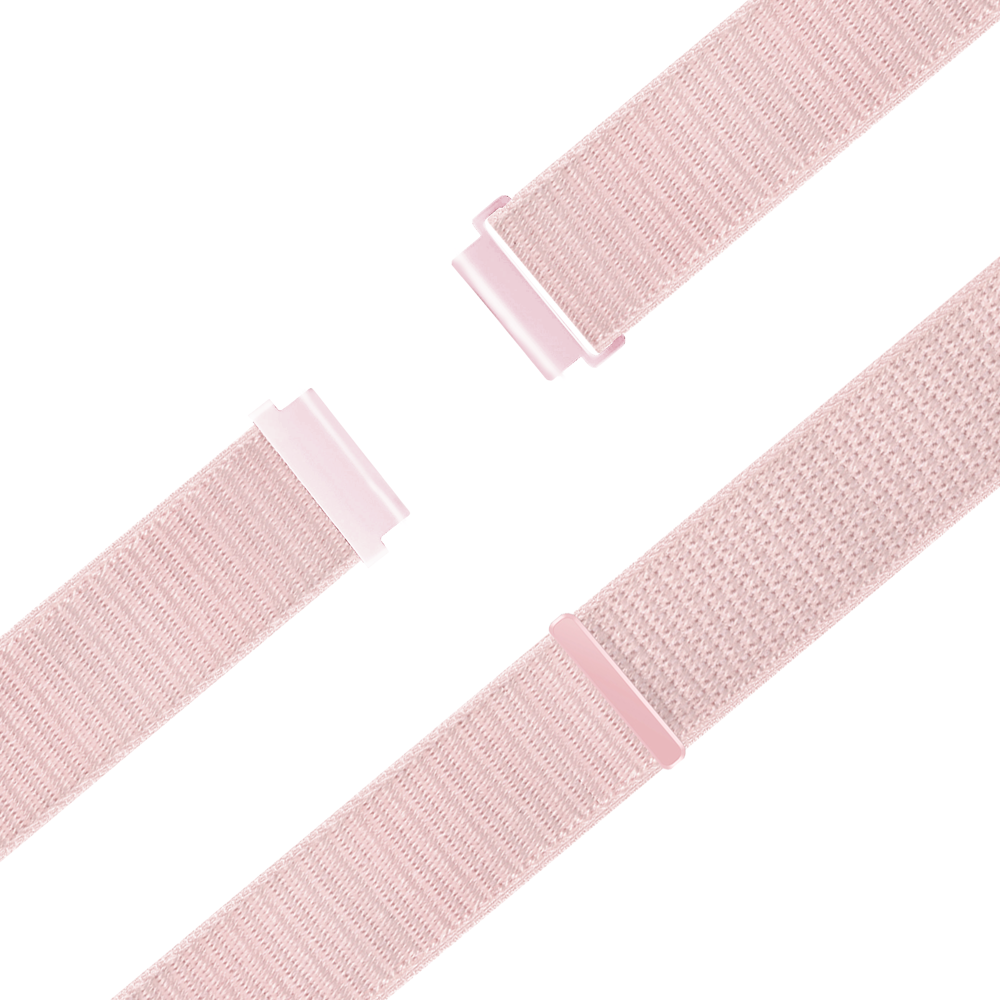 Bandz Garmin Venu 2 Plus Nylon Loop Strap (Light Pink)