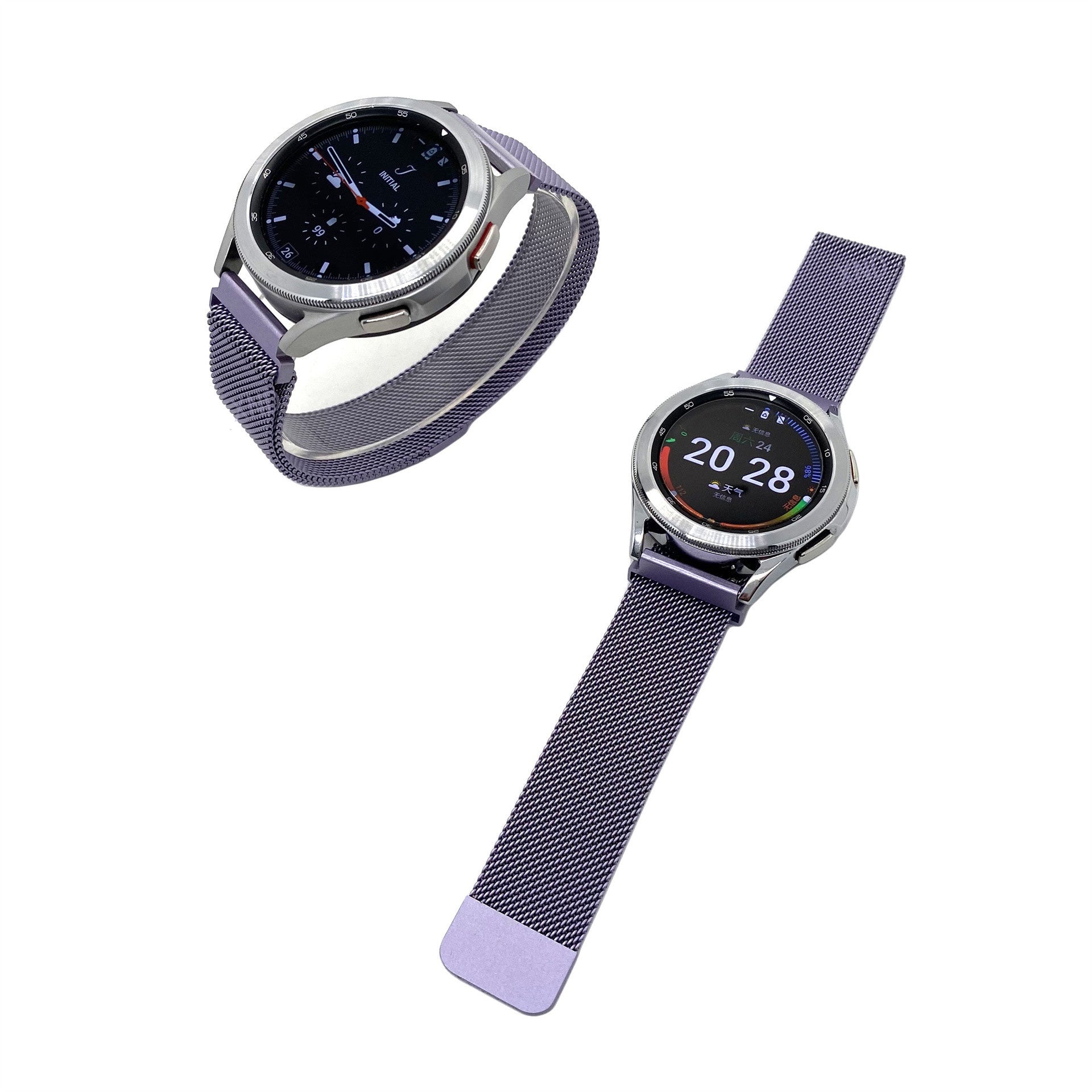Samsung Galaxy Watch 3 41mm Milanese Strap (Light Purple)