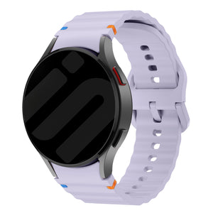 Samsung Galaxy Watch 4 44mm Wave Strap (Light Purple)