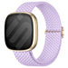Fitbit Versa 3 Adjustable Woven Strap (Light Purple)