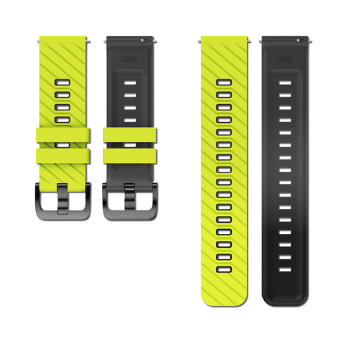 OnePlus Watch 3 Twill Sport Strap (Bright Yellow/Black)