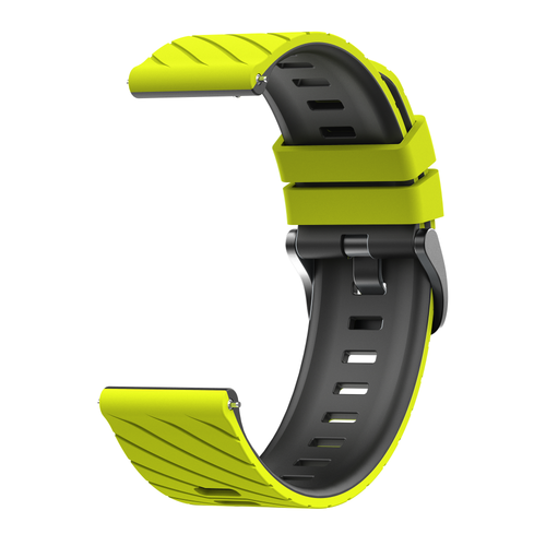 OnePlus Watch 3 Twill Sport Strap (Bright Yellow/Black)