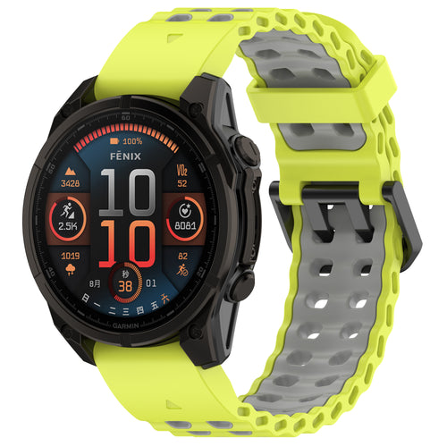 Garmin Approach S60 Wave Sport Strap (Lime/Dark Grey)