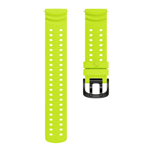 Polar Grit X2 Pro Silicone Grain Strap (Lime)