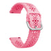Polar Ignite 3 Patterned Silicone Strap (Bright Pink)