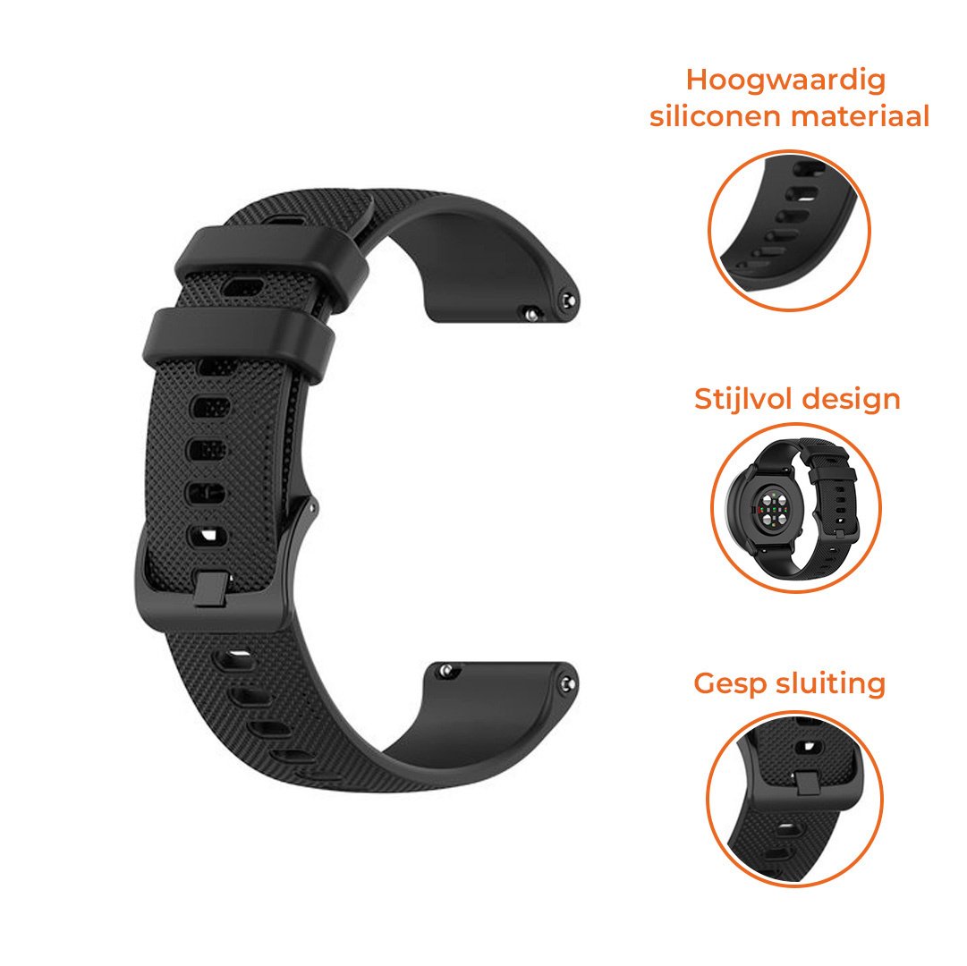 Polar Vantage M3 Premium Silicone Strap (Black)