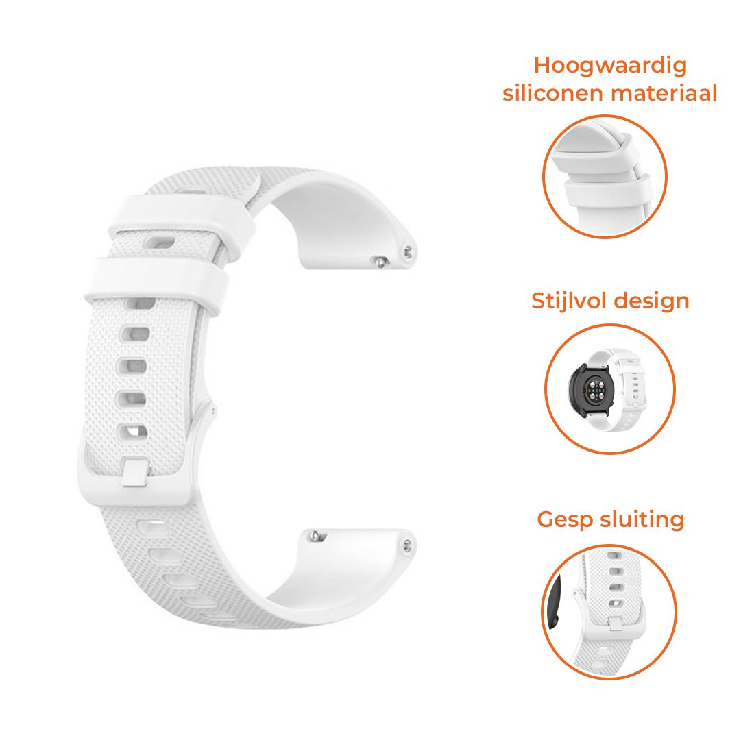 Polar Vantage M3 Premium Silicone Strap (White)