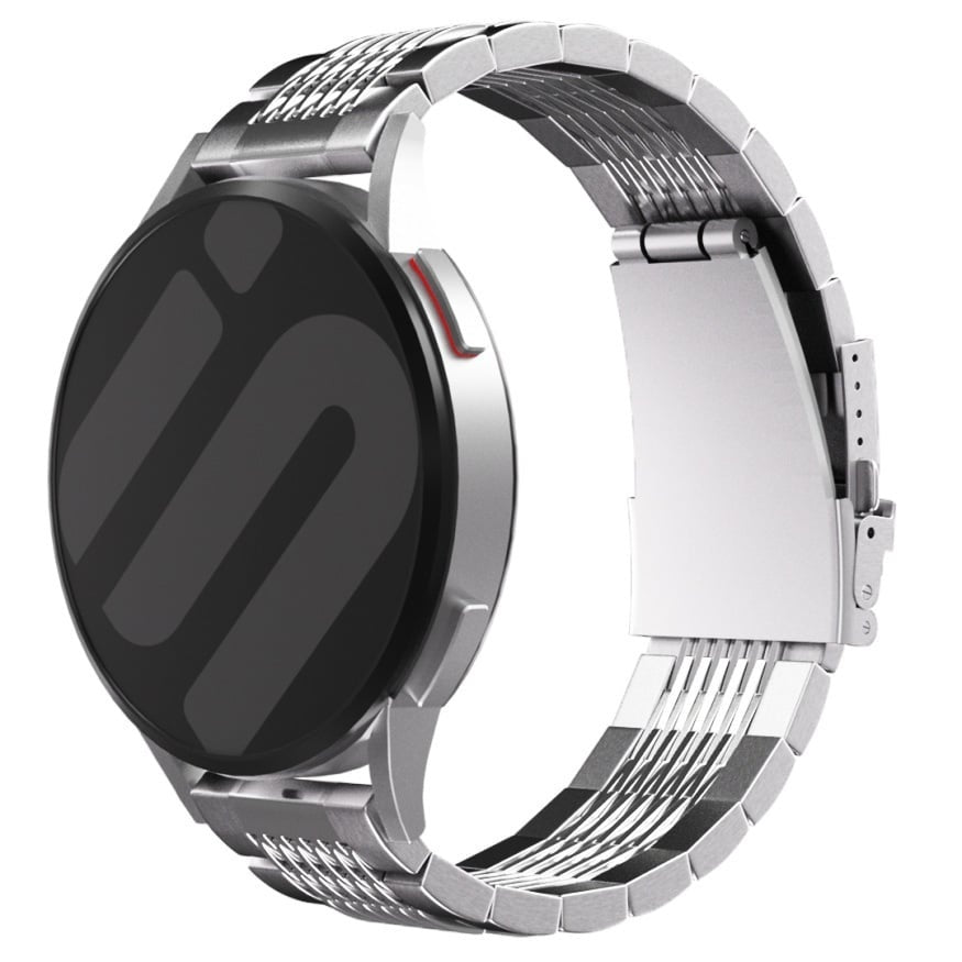 OnePlus Watch 3 Luxury Steel Link Strap (Silver)