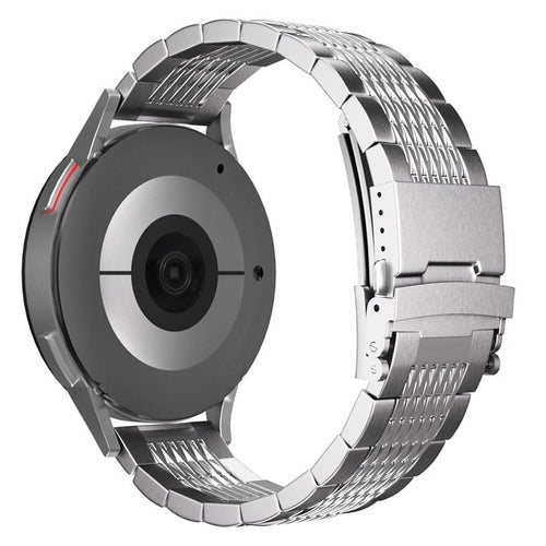 Huawei Watch GT 6 Pro - 46mm Premium Steel Link Strap (Silver)