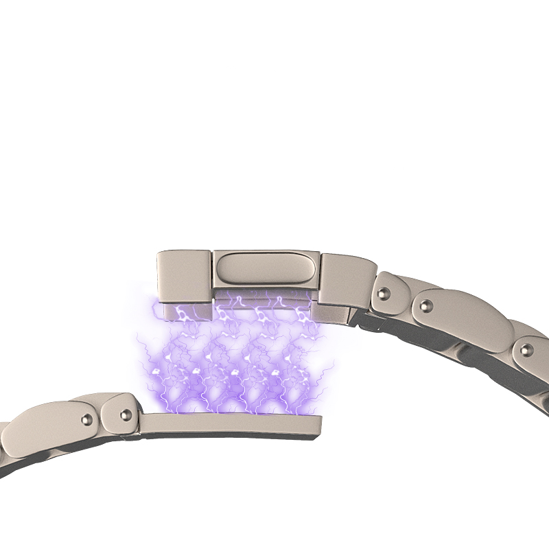 Garmin Fenix E Magnetic Titanium Strap (Silver)