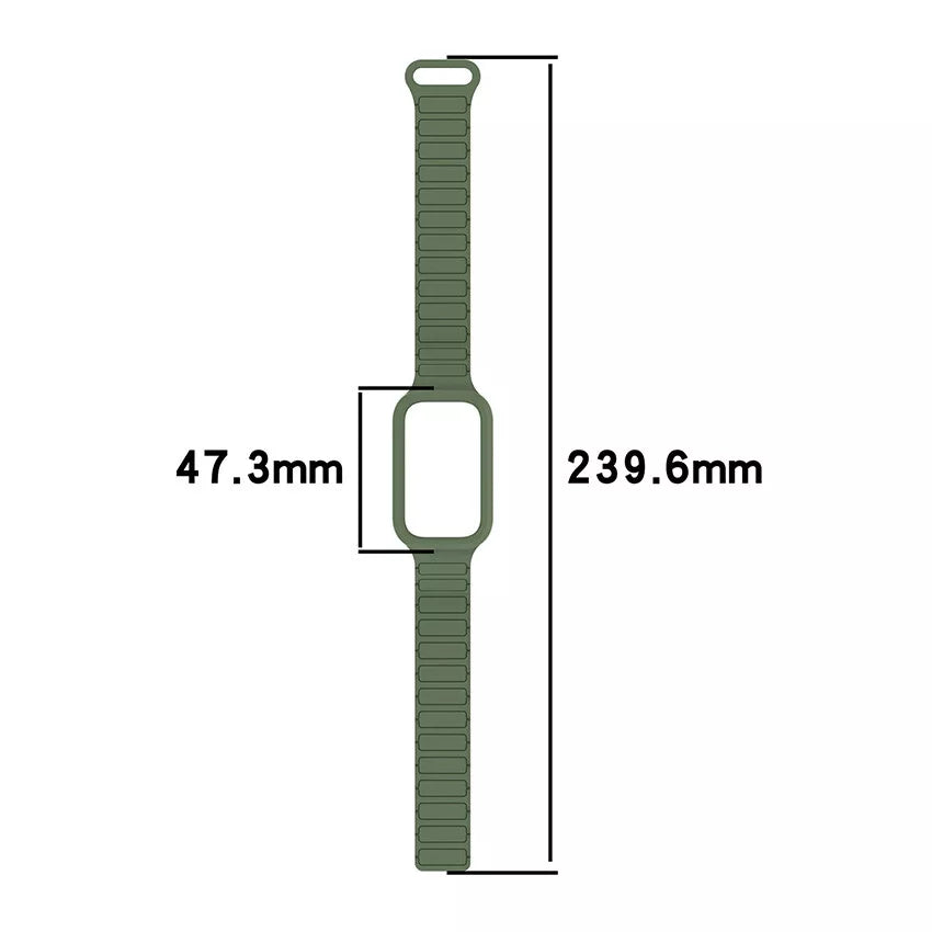 Xiaomi Smart Band 9 Active Magnetic Silicone Strap (Army Green)